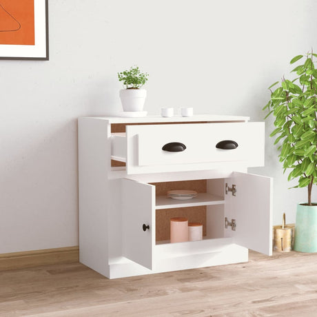 Vidaxl dressoir 70x35,5x67,5 cm bewerkt hout wit