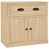 Vidaxl dressoir 70x35,5x67,5 cm bewerkt hout sonoma eikenkleurig