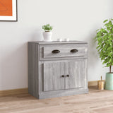Vidaxl dressoir 70x35,5x67,5 cm bewerkt hout grijs sonoma eikenkleurig
