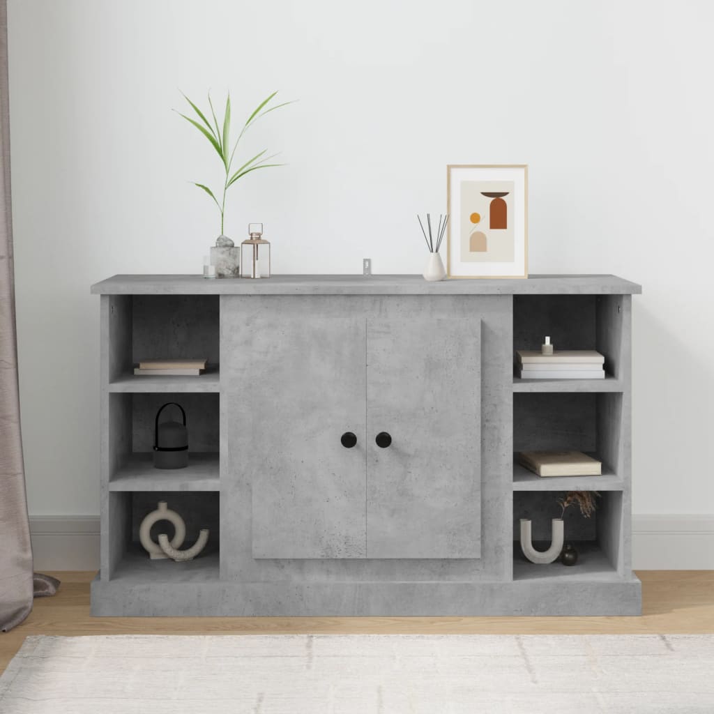 Vidaxl dressoir 100x35,5x60 cm bewerkt hout betongrijs
