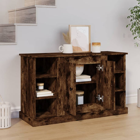 Vidaxl dressoir 100x35,5x60 cm bewerkt hout gerookt eikenkleurig