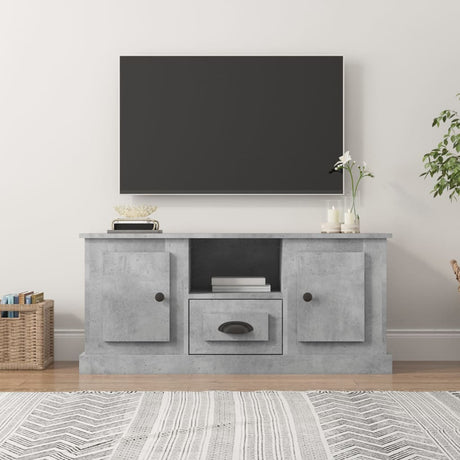 Vidaxl tv-meubel 100x35,5x45 cm bewerkt hout betongrijs