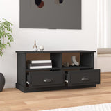 Vidaxl tv-meubel 93x35,5x45 cm bewerkt hout zwart