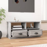 Vidaxl tv-meubel 93x35,5x45 cm bewerkt hout grijs sonoma eikenkleurig