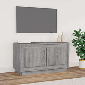 Vidaxl tv-meubel 80x35x45 cm bewerkt hout grijs sonoma eikenkleurig