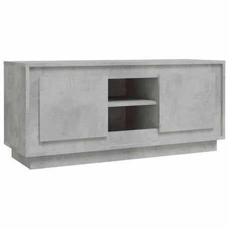 Vidaxl tv-meubel 102x35x45 cm bewerkt hout betongrijs