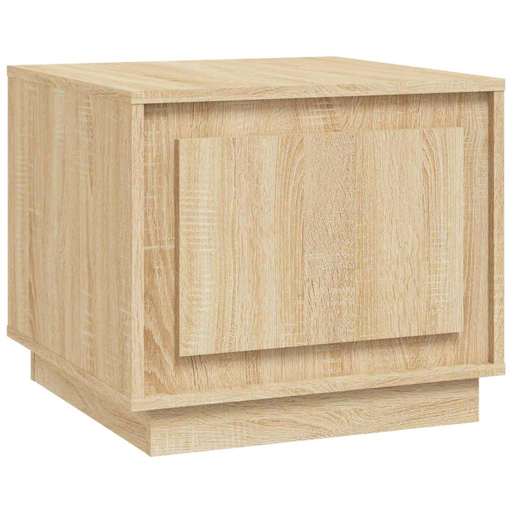 Vidaxl salontafel 51x50x44 cm bewerkt hout sonoma eikenkleurig