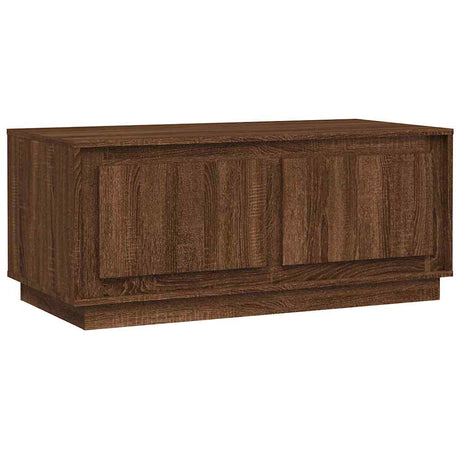 Vidaxl salontafel 102x50x44 cm bewerkt hout bruin eikenkleur