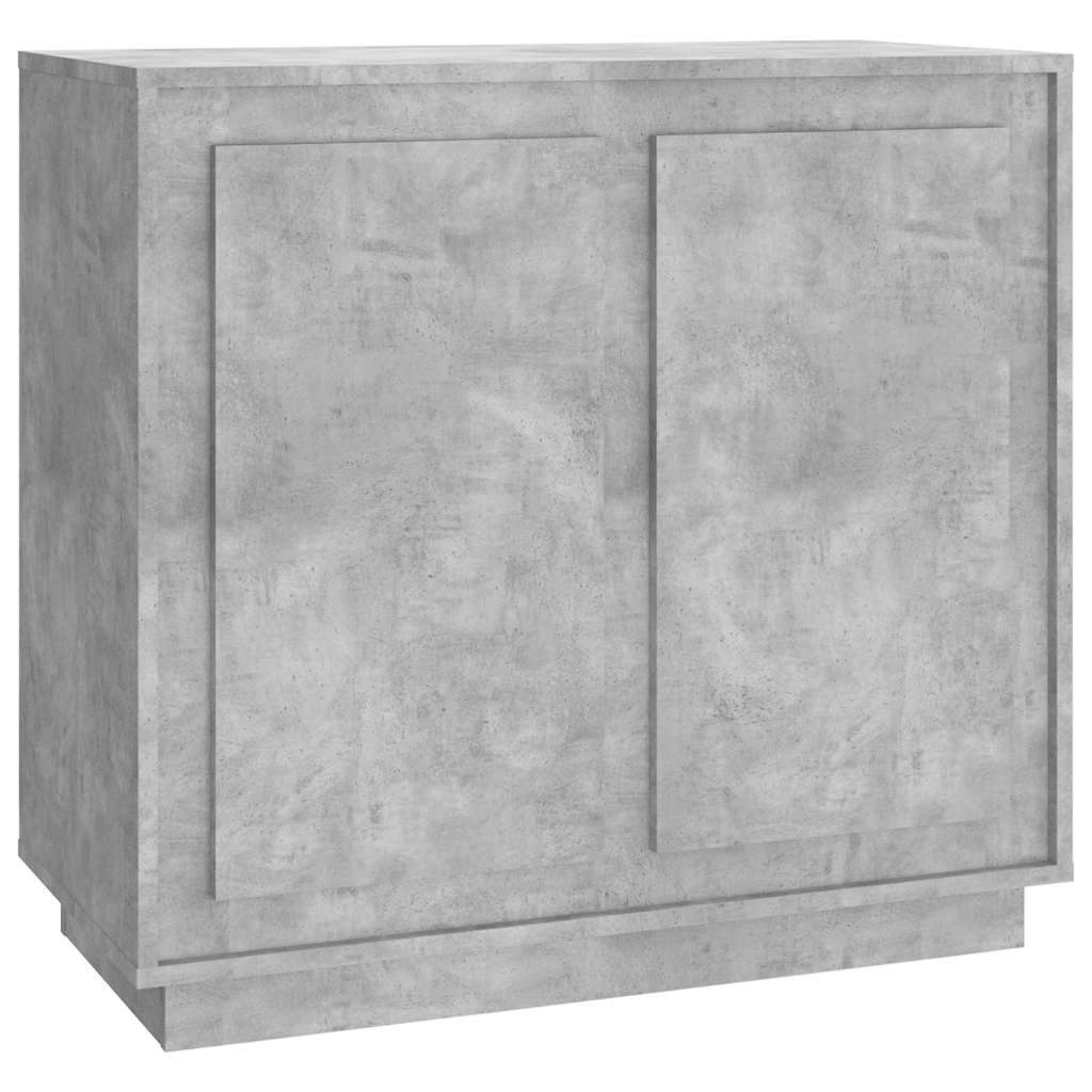 Vidaxl dressoir 80x34x75 cm bewerkt hout betongrijs