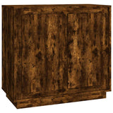 Vidaxl dressoir 80x34x75 cm bewerkt hout gerookt eikenkleurig