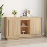 Vidaxl dressoir 102x35x60 cm bewerkt hout sonoma eikenkleurig