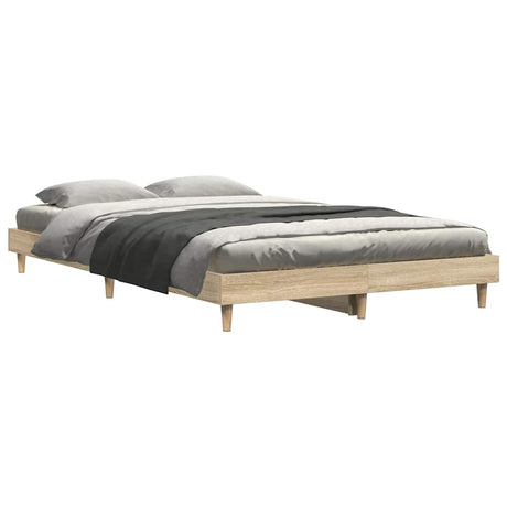 Vidaxl bedframe zonder matras hout sonoma eikenkleurig 120x200 cm
