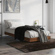 Vidaxl bedframe zonder matras bewerkt hout bruin eikenkleur 75x190 cm