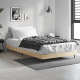Vidaxl bedframe zonder matras hout sonoma eikenkleurig 100x200 cm