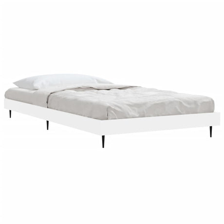 Vidaxl bedframe bewerkt hout wit 90x200 cm