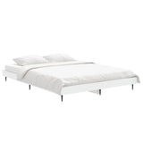 Vidaxl bedframe bewerkt hout wit 135x190 cm