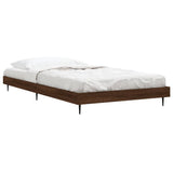 Vidaxl bedframe zonder matras bewerkt hout bruin eikenkleur 90x190 cm