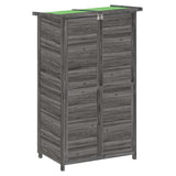 Vidaxx Gartenhaus 83x57x140 cm massives Kiefernholz grau