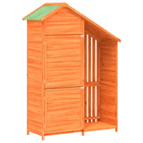 VidaXL Gartenhaus 120 x 53,5 x 170 cm, massives Kiefernholz, braun