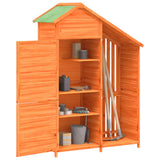 VidaXL Gartenhaus 120 x 53,5 x 170 cm, massives Kiefernholz, braun