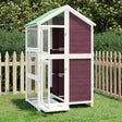 Vidaxx Voliere 97x81x152 cm massives Kiefernholz mokkafarben