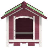 Vidaxl Dog Loft 65x65x61,5 cm Festkiefer -Mugger -Colored