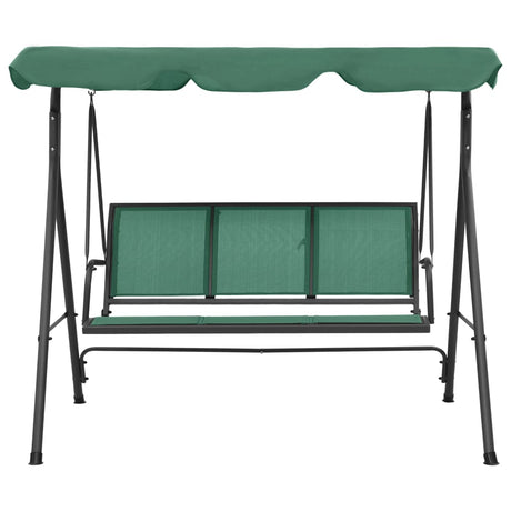 Vidaxx Schaukelbank 170 cm Textilene und Stahl grün