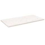 Vidaxl tafelblad rechthoekig 110x55x2,5 cm massief grenenhout wit