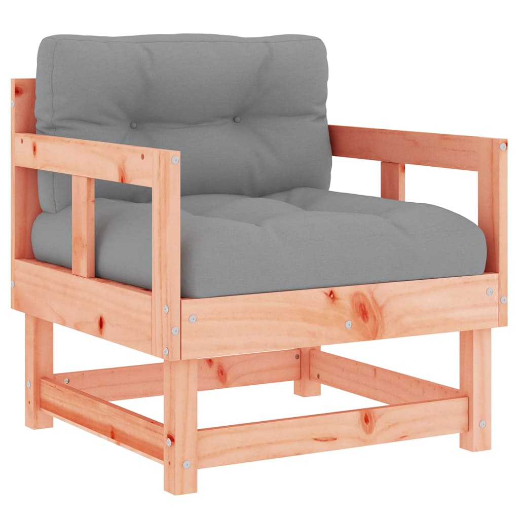 Vidaxl tuinstoelen 2 st met kussens massief douglashout