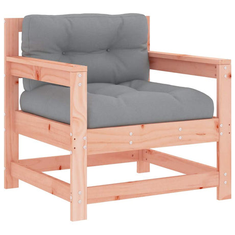 Vidaxl tuinstoelen 2 st met kussens massief douglashout