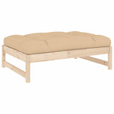Vidaxl tuinvoetenbank 120x80 cm massief grenenhout