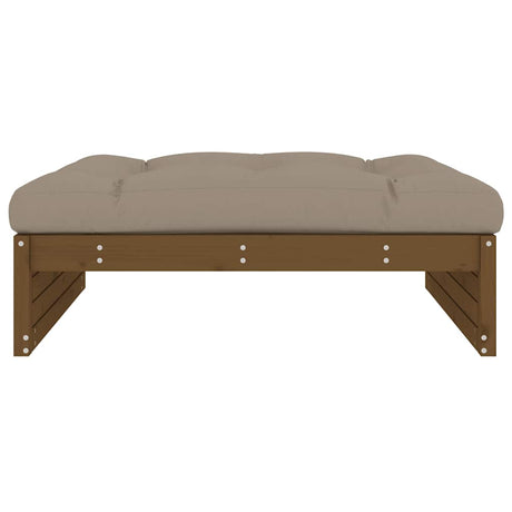 Vidaxl tuinvoetenbank 120x80 cm massief grenenhout honingbruin