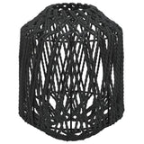 Vidaxxl Lampenschirm ø23x28 cm Eisen und Papier schwarz