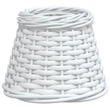 Vidaxx Deckenlampenschirm ø15x12 cm Korbgeflecht weiß