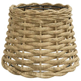 Vidaxx Deckenlampenschirm ø20x15 cm Korbgeflecht braun