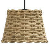 Vidaxx Deckenlampenschirm ø20x15 cm Korbgeflecht braun