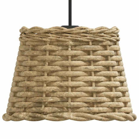 Vidaxx Deckenlampenschirm ø20x15 cm Korbgeflecht braun