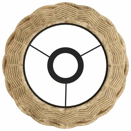 Vidaxx Deckenlampenschirm ø20x15 cm Korbgeflecht braun