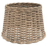 Vidaxx Deckenlampenschirm ø40x26 cm Korbgeflecht braun