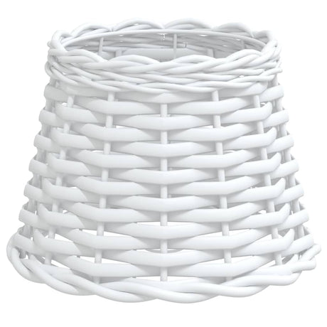 VidaXL Lampenschirm ø20x15 cm Korbgeflecht weiß