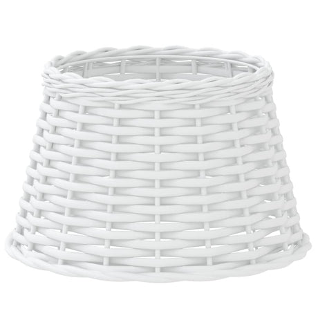 VidaXL Lampenschirm ø38x23 cm Korbgeflecht weiß