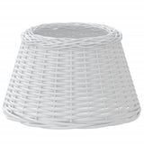 VidaXL Lampenschirm ø50x30 cm Korbgeflecht weiß