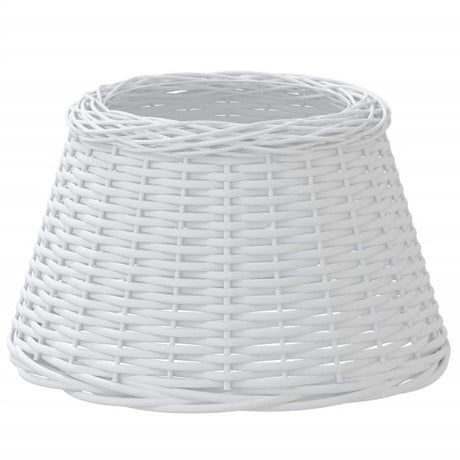 VidaXL Lampenschirm ø50x30 cm Korbgeflecht weiß