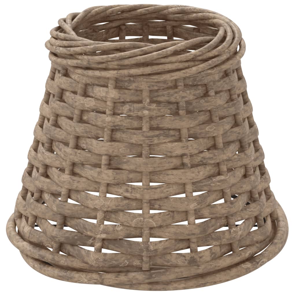 Vidaxxl Lampenschirm ø15x12 cm Korbgeflecht braun