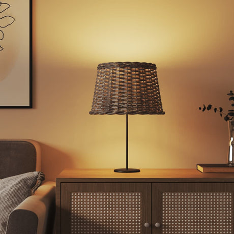 VidaXL Lampenschirm ø40x26 cm Korbgeflecht braun