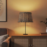 Vidaxxl Lampenschirm ø45x28 cm Korbgeflecht braun