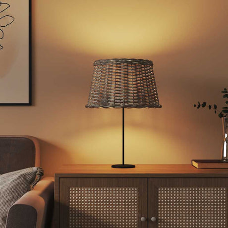 Vidaxxl Lampenschirm ø45x28 cm Korbgeflecht braun