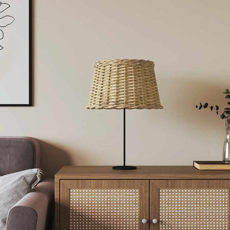 Vidaxxl Lampenschirm ø45x28 cm Korbgeflecht braun