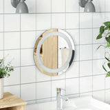 VidaXL Badezimmerspiegel LED rund 30 cm