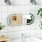 Vidaxx Badezimmerspiegel LED 50x20 cm oval